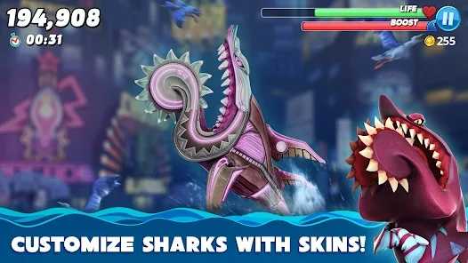 饥饿鲨世界最新版无限珍珠钻石(Hungry Shark)下载安装